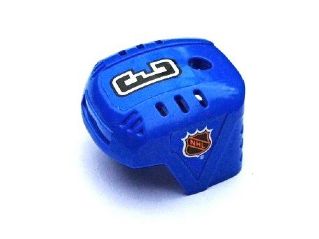 LEGO 44790pb05 Sports Hockey Helmet with NHL Logo Both Sides and Black Number 3 Pattern (Stickers) - Set 3542 - Main Product Image