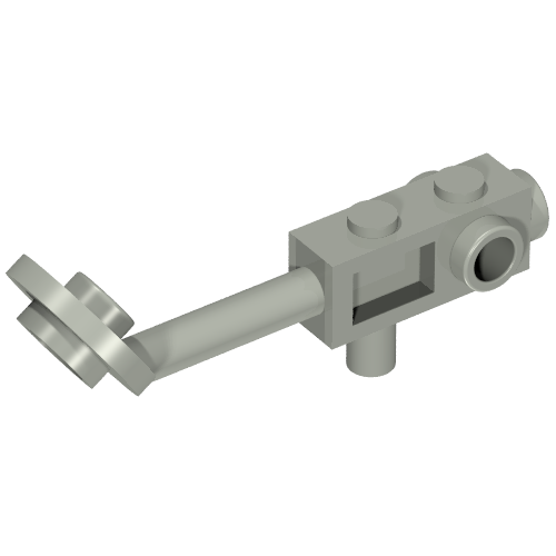 LEGO 4479 Minifigure, Utensil Metal Detector, Stud on Search Head in Light Gray - Authentic LEGO Part