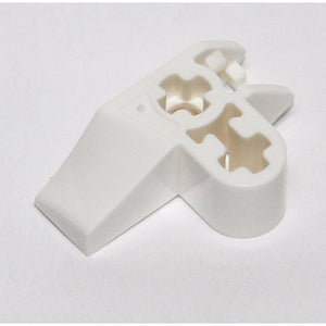 LEGO 44850 Technic, Axle Connector 2 x 3 Perpendicular with Catch in White - Authentic LEGO Part