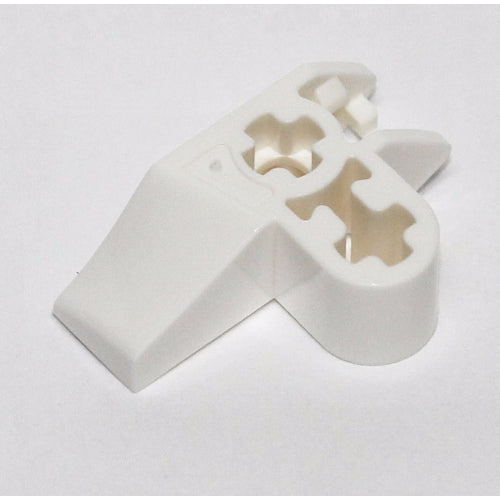 LEGO 44850 Technic, Axle Connector 2 x 3 Perpendicular with Catch in White - Authentic LEGO Part