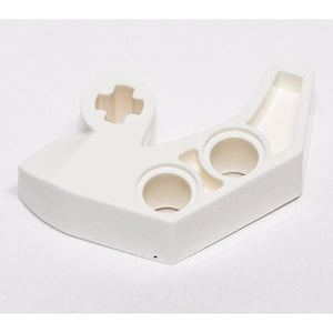 LEGO 44851 Technic, Axle and Pin Connector 2 x 4 Double Sloped in White - Authentic LEGO Part