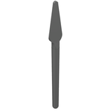 LEGO 4497 Minifigure, Weapon Pike / Spear - Handle with Round End in Pearl Dark Gray - Authentic LEGO Part