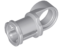 LEGO 44 Light Bluish Gray Technic, Axle and Pin Connector Toggle Joint Smooth in Light Bluish Gray - Authentic LEGO Part