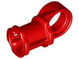 LEGO 44 Light Bluish Gray Technic, Axle and Pin Connector Toggle Joint Smooth in Red - Authentic LEGO Part
