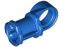 LEGO 44 Light Bluish Gray Technic, Axle and Pin Connector Toggle Joint Smooth in Blue - Authentic LEGO Part