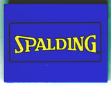LEGO 4515pb007 Slope 10 6 x 8 with Yellow Spalding Logo Pattern (Sticker) - Sets 3432 / 3433 - Main Product Image