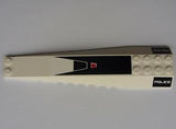 LEGO 45301pb017 Wedge 16 x 4 Triple Curved with Reinforcements with Black and Red Air Intake and  &#39;POLICE&#39; on Black Pattern (Stickers) - Set 5983 - Main Product Image