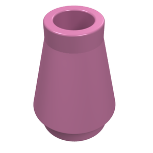 LEGO 4589 Cone 1 x 1 in Dark Pink - Authentic LEGO Part