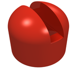 LEGO 4592 Antenna Small Base in Red - Authentic LEGO Part