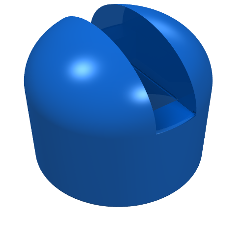 LEGO 4592 Antenna Small Base in Blue - Authentic LEGO Part