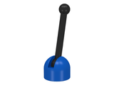 LEGO 4592c02 Antenna Small Base with  Lever (4592 / 4593) in Blue - Authentic LEGO Part