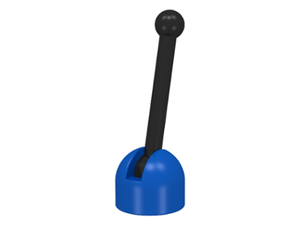 LEGO 4592c02 Antenna Small Base with  Lever (4592 / 4593) in Blue - Authentic LEGO Part