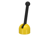 LEGO 4592c02 Antenna Small Base with  Lever (4592 / 4593) in Yellow - Authentic LEGO Part