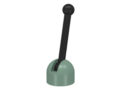 LEGO 4592c02 Antenna Small Base with  Lever (4592 / 4593) in Sand Green - Authentic LEGO Part