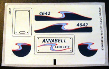 LEGO 4642stk01 Sticker Sheet for Set 4642 - (93846/4612740)  - Main Product Image