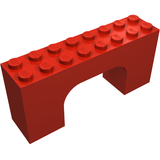 LEGO 4743 Arch 2 x 8 x 3 in Red - Authentic LEGO Part