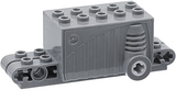 LEGO 47715c01 Pullback Motor 9 x 4 x 2 2/3 in Dark Bluish Gray - Authentic LEGO Part