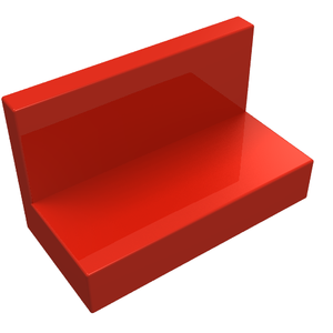LEGO 4865 Panel 1 x 2 x 1 in Red - Authentic LEGO Part