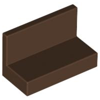 LEGO 4865 Panel 1 x 2 x 1 in Brown - Authentic LEGO Part