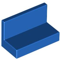 LEGO 4865 Panel 1 x 2 x 1 in Blue - Authentic LEGO Part