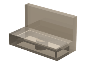 LEGO 4865 Panel 1 x 2 x 1 in Trans-Brown - Authentic LEGO Part