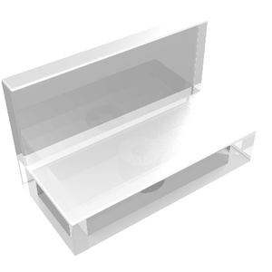 LEGO 4865 Panel 1 x 2 x 1 in Trans-Clear - Authentic LEGO Part