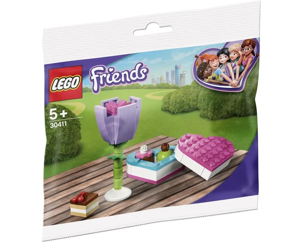 LEGO Friends 30411 - Chocolate Box & Flower polybag - Authentic LEGO Set Main Image