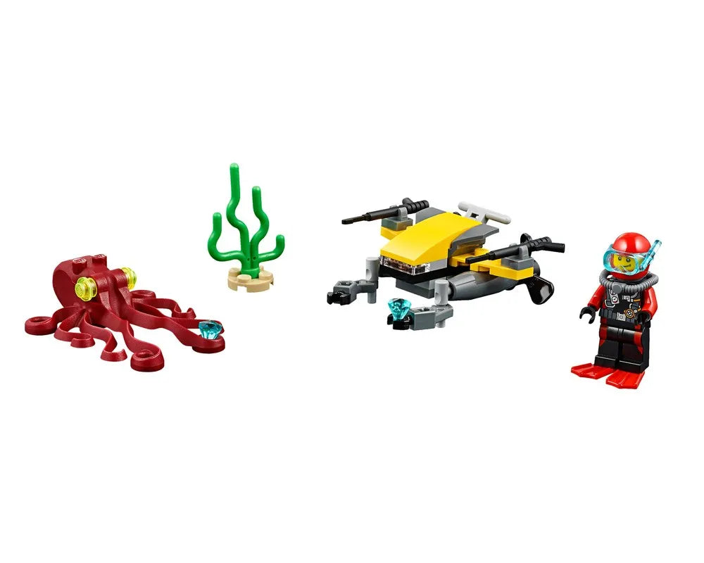 LEGO City 60090 - Deep Sea Scuba Scooter - Authentic LEGO Set Image 4