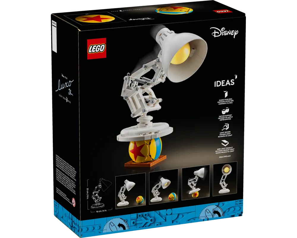 LEGO Disney 21357 - Disney Pixar Luxo Jr. - Authentic LEGO Set Image 14