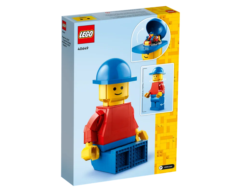 LEGO Sculptures 40649 - Up-Scaled LEGO Minifigure - Authentic LEGO Set Image 6