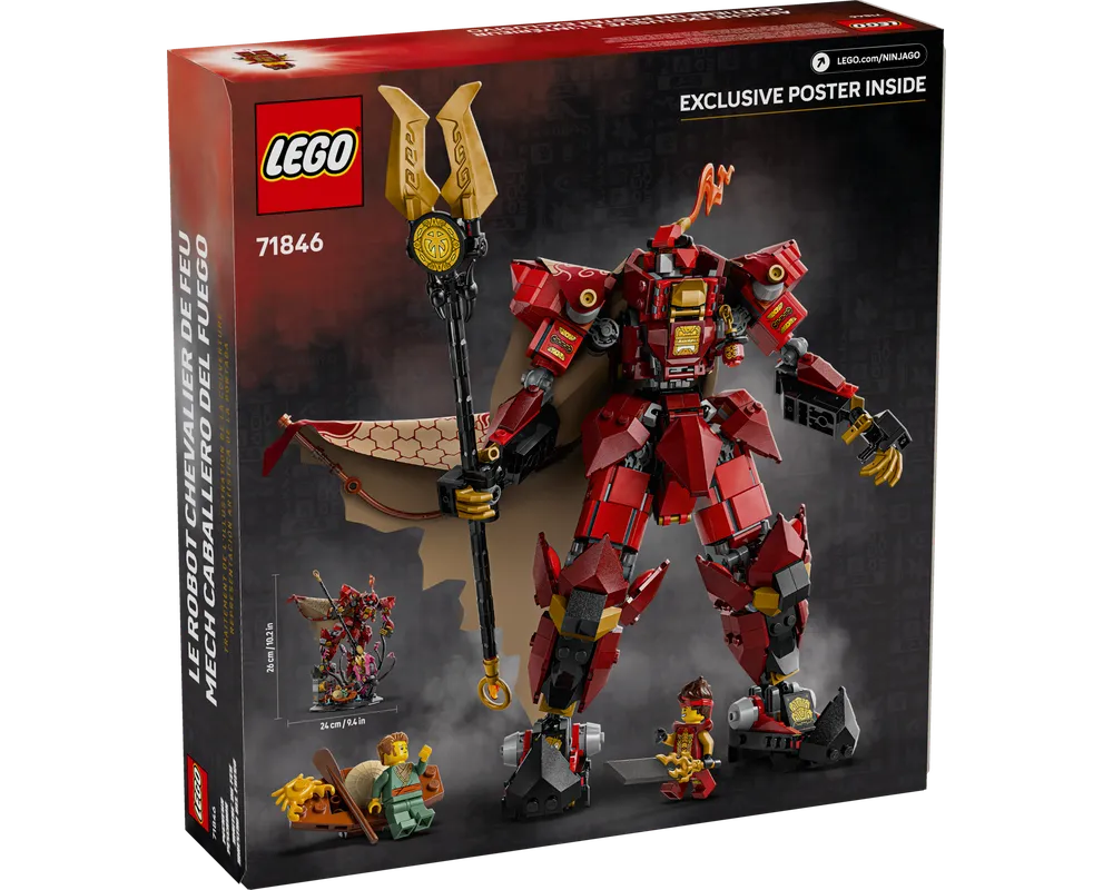 LEGO NINJAGO 71846 - The Fire Knight Mech - Authentic LEGO Set Image 11