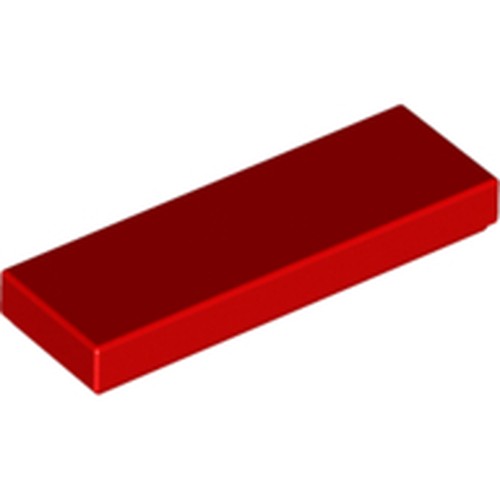LEGO 63864 Tile 1 x 3 in Red - Authentic LEGO Part