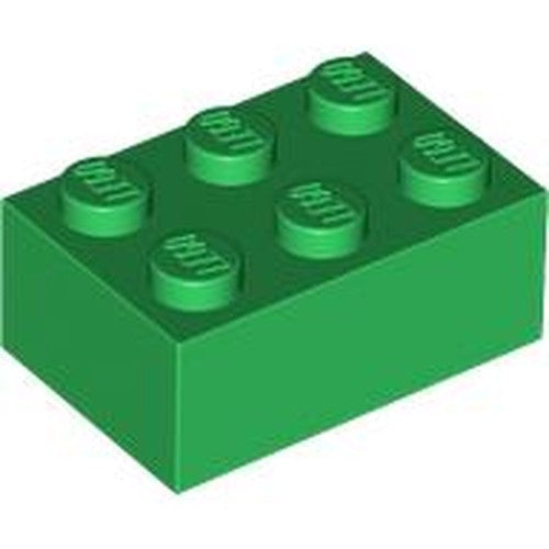 LEGO 3002 Brick 2 x 3 in Green - Authentic LEGO Part