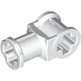 LEGO 32039 Technic, Axle Connector with Axle Hole in White - Authentic LEGO Part