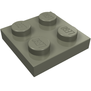 LEGO 3022 Plate 2 x 2 in Dark Gray - Authentic LEGO Part