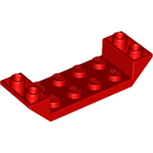 LEGO 22889 Slope, Inverted 45 6 x 2 Double with 2 x 4 Cutout in Red - Authentic LEGO Part