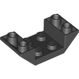 LEGO 4871 Slope Inverted 45° 4 x 2 Double in Black - Authentic LEGO Part