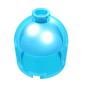 LEGO 30151 Brick, Round 2 x 2 x 1 2/3 Dome Top in Trans-Light Blue - Authentic LEGO Part