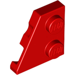 LEGO 24299 Wedge, Plate 2 x 2  Left in Red - Authentic LEGO Part