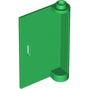 LEGO 58381 Door 1 x 3 x 4 Left - Open Between Top and Bottom Hinge in Green - Authentic LEGO Part