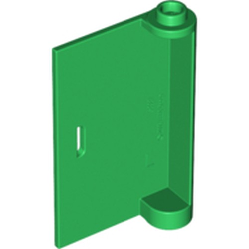 LEGO 58381 Door 1 x 3 x 4 Left - Open Between Top and Bottom Hinge in Green - Authentic LEGO Part