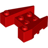 LEGO 50373 Wedge 3 1/2 x 4 with Stud Notches in Red - Authentic LEGO Part