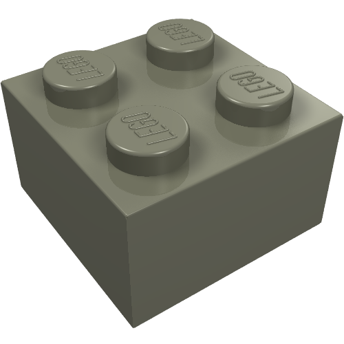 LEGO 3003 Brick 2 x 2 in Dark Gray - Authentic LEGO Part