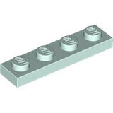 LEGO 3710 Plate 1 x 4 in Light Aqua - Authentic LEGO Part
