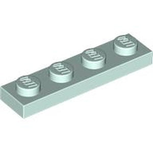 LEGO 3710 Plate 1 x 4 in Light Aqua - Authentic LEGO Part