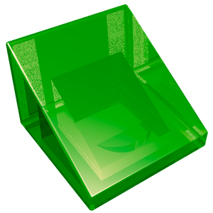 LEGO 54200 Slope 30 1 x 1 x 2/3 in Trans-Green - Authentic LEGO Part