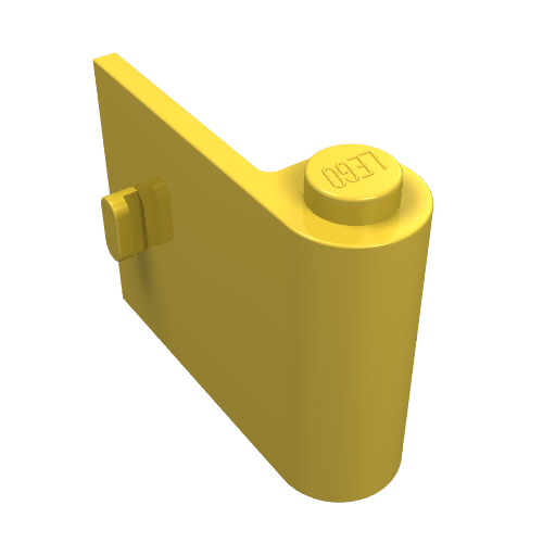 LEGO 3188 Door 1 x 3 x 2 Right in Yellow - Authentic LEGO Part