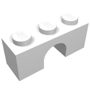 LEGO 4490 Arch 1 x 3 in White - Authentic LEGO Part