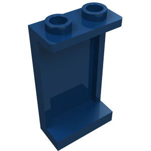 LEGO 87544 Panel 1 x 2 x 3 with Side Supports - Hollow Studs in Dark Blue - Authentic LEGO Part