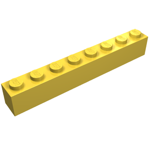 LEGO 3008 Brick 1 x 8 in Yellow - Authentic LEGO Part